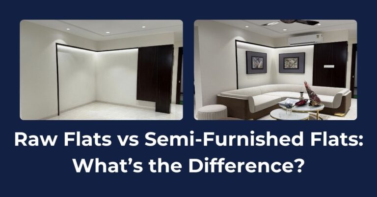 Raw Flats Indore vs Semi-Furnished Flats Indore: What’s the Difference