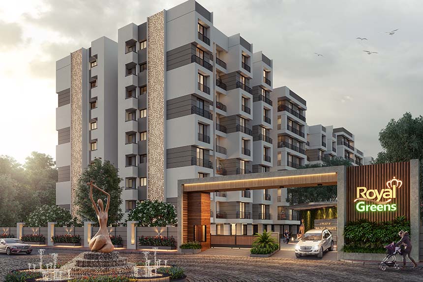 2/3BHK Flats Indore - Township in Indore - Royal Greens